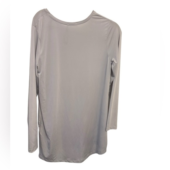Zara Light Gray Long Sleeve Top - Picture 3 of 4